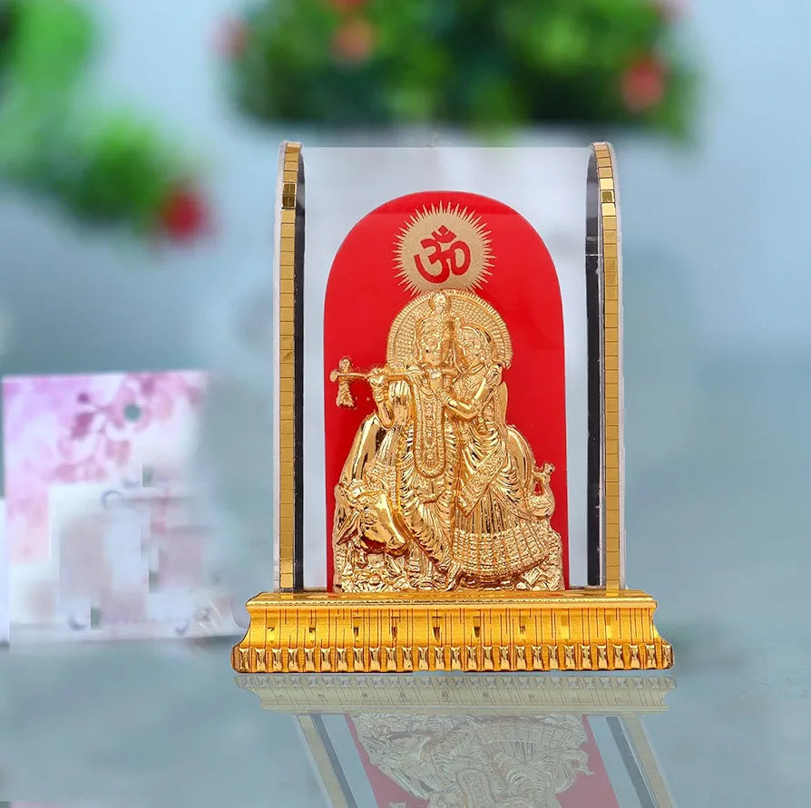 Awesome Craft Radha Krishna Murti Acrylic Radha Krishna Statue