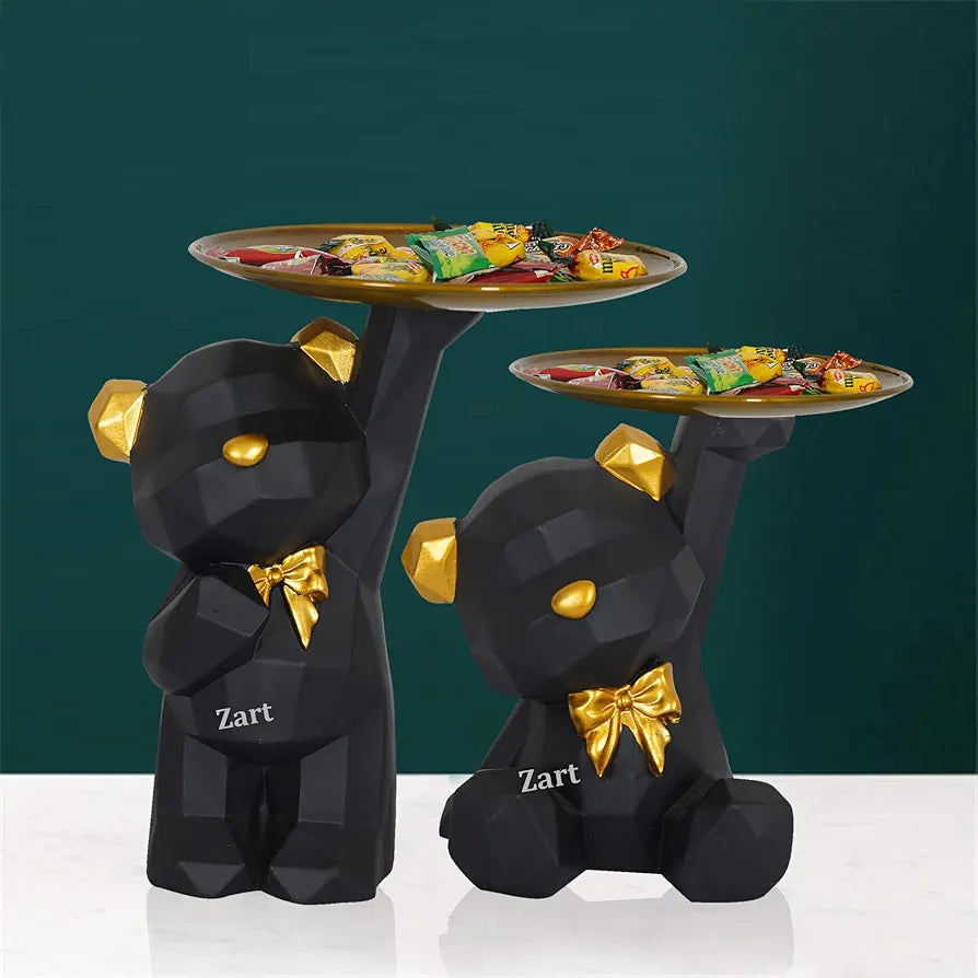 Zart Cool Dog Showpiece for Home Decor Showpiece Dog Platter