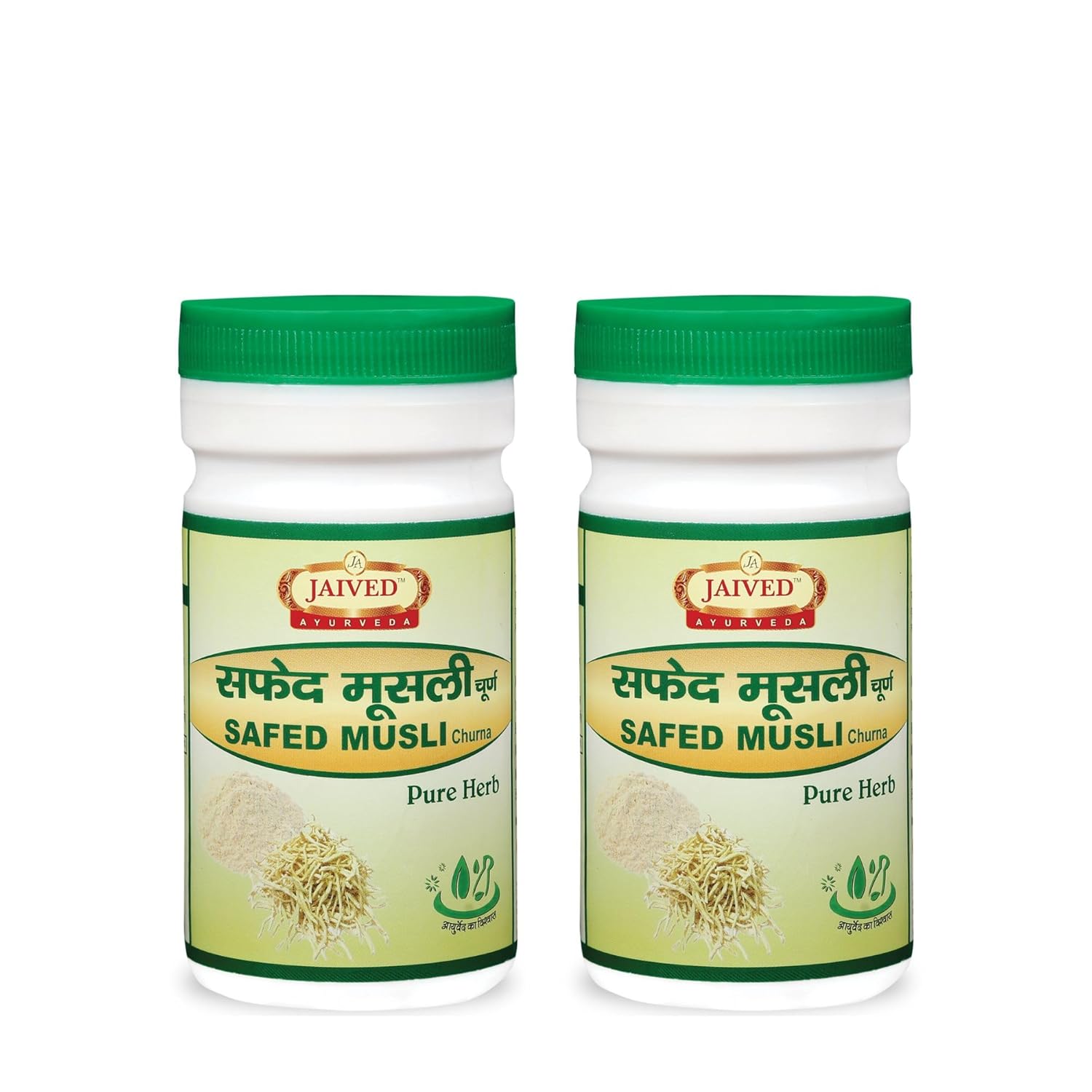 Jaived Ayurveda Safed Musli Churna - 100 Gms (Pack of 2)