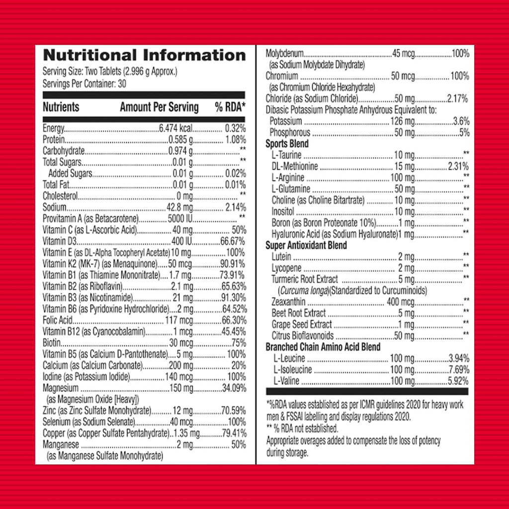 GNC Mega Men Sport Multivitamin for Men | 60 Tablets | 43 Premium Ingredients | Boosts Muscle Performance | Antioxidant Rich | Supports Prostate Health | Protects Heart & Vision | Formulated In USA