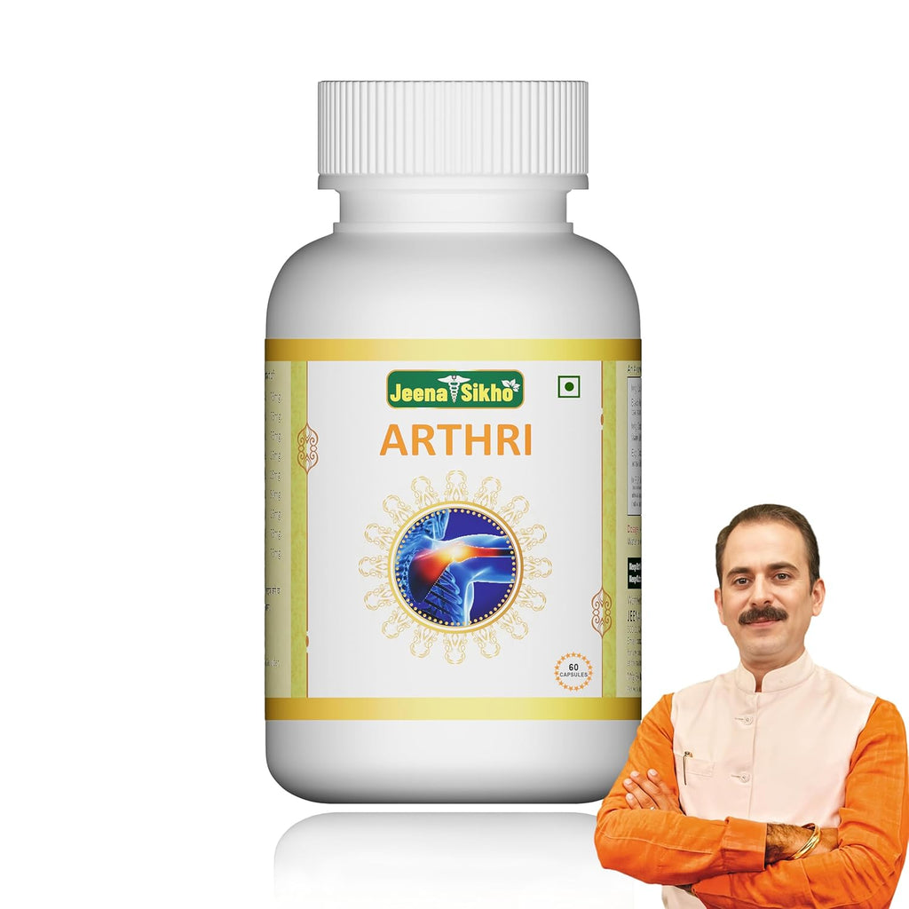 Jeena Sikho Arthri/ Joint Care Capsules | Herbal Joint Health Supplement - 60 Caps