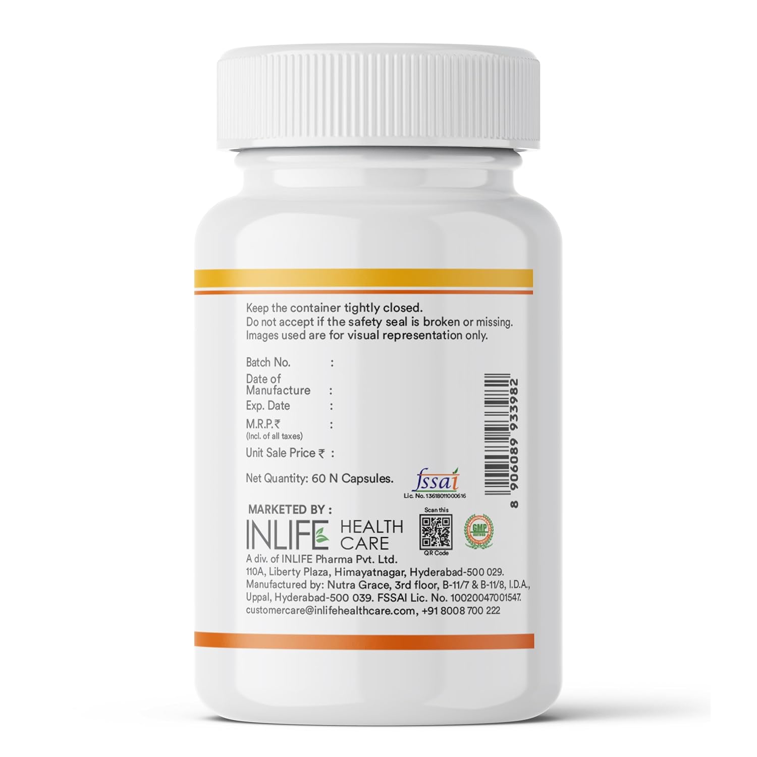 INLIFE Tocotrienol Oil 10mg (Gold Tri.E) & Flaxseed Oil 480mg Supplement | Extra Virgin Cold-Pressed Omega 3 6 9 | Supports Heart, Skin, Hair & Immune Health - 60 Vegetarian Capsules