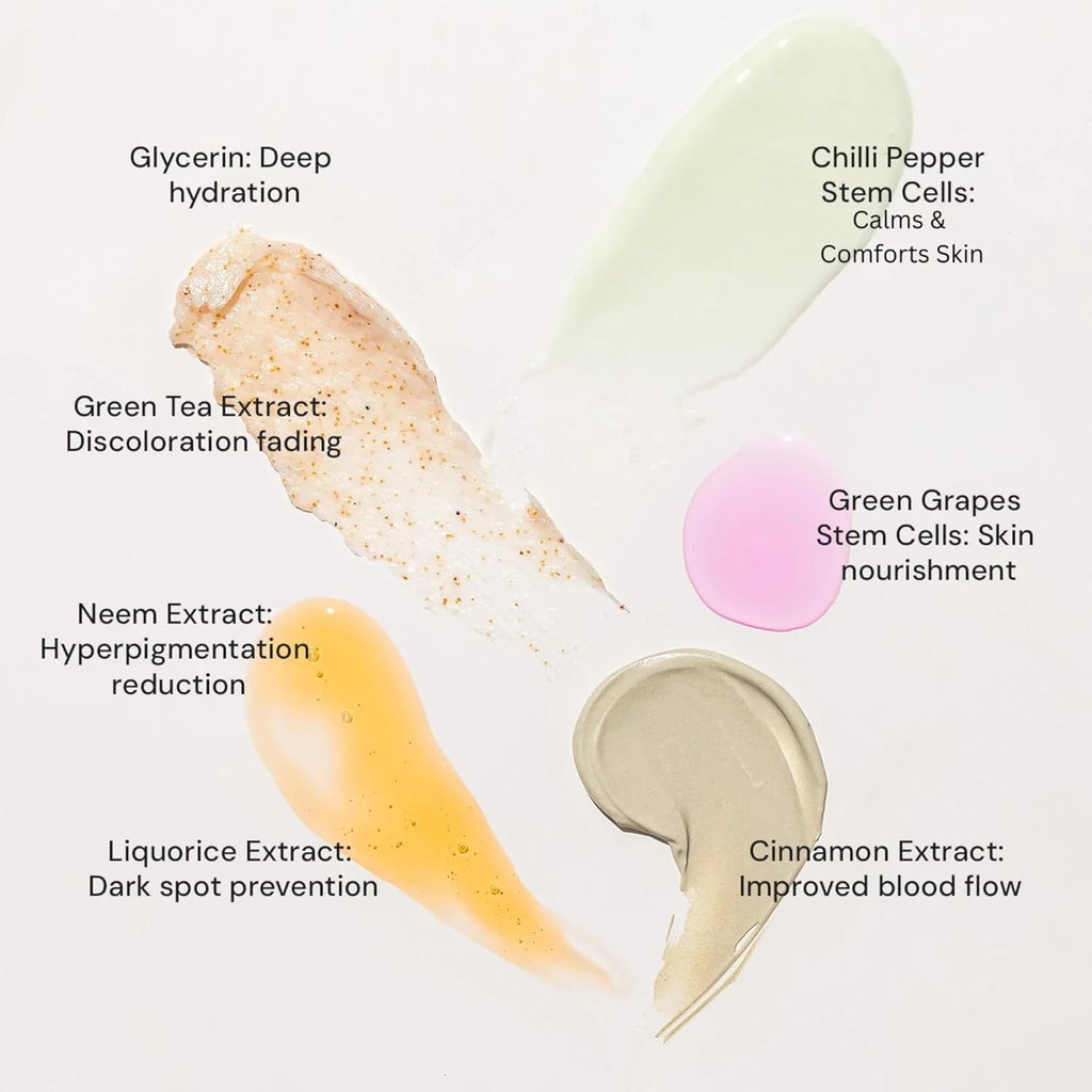 Raaga Professional Stem Cells Infused Anti Acne Facial Kit | Cinnamon, Green Grapes, Chilli Pepper Stem Cells | 6 Step Facial Kit for All Skin Types (61 gm)