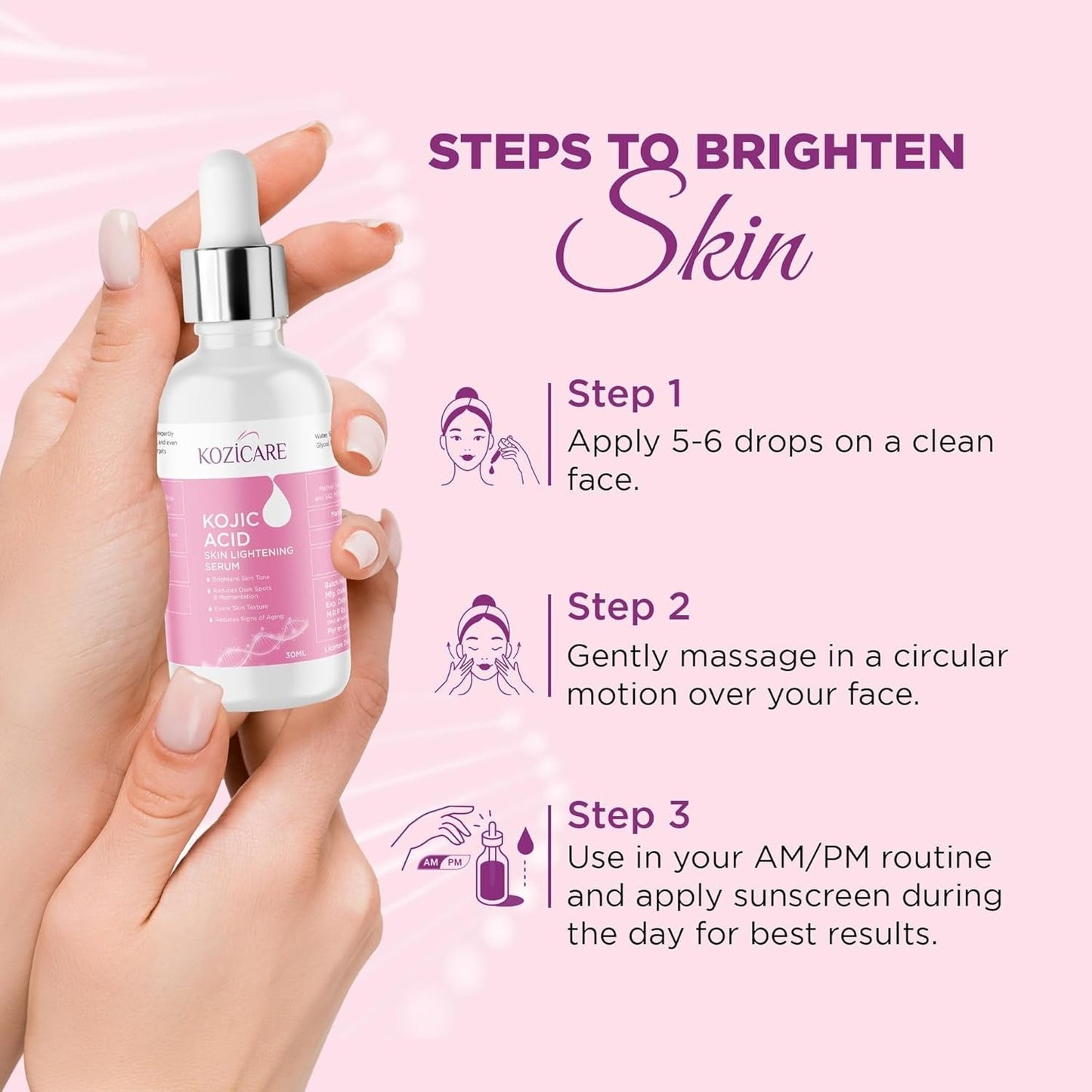 Kozicare Kojic Acid Face Serum - 30 ml