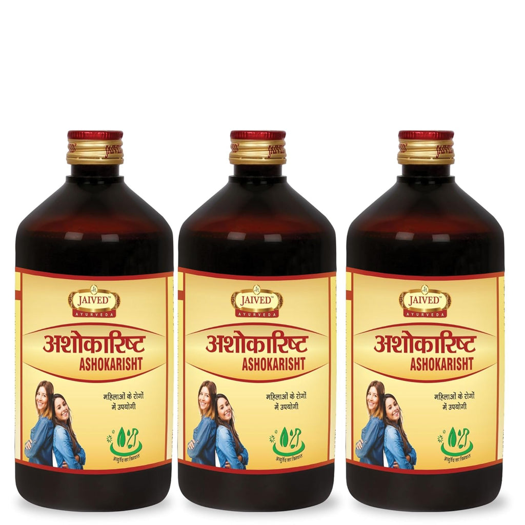 Jaived Ayurveda Ashokarist - 650 ml (Pack of 3)