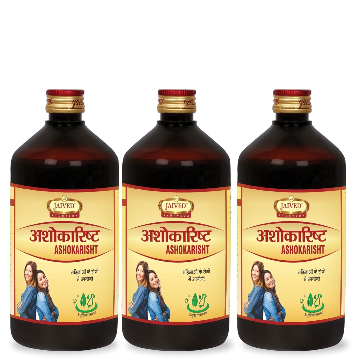 Jaived Ayurveda Ashokarist - 650 ml (Pack of 3)