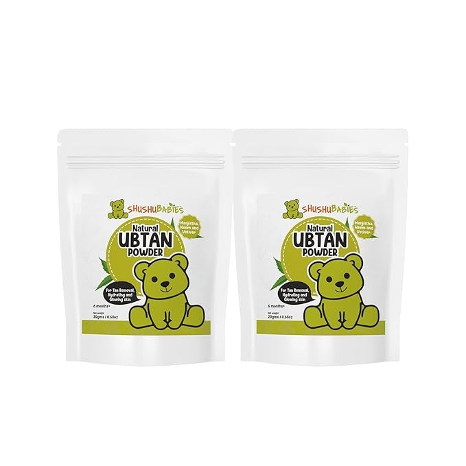 ShuShu Babies Ayurvedic Ubtan Powder Natural Cleansing Powder - 20 gms (Pack of 2)