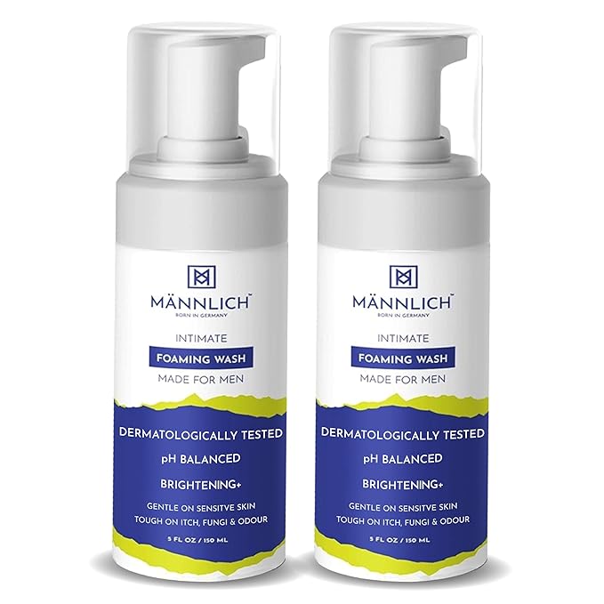 Mannlich Foaming Wash Intimate Wash for Men - 150 ml