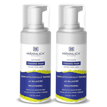 Mannlich Foaming Wash Intimate Wash for Men - 150 ml