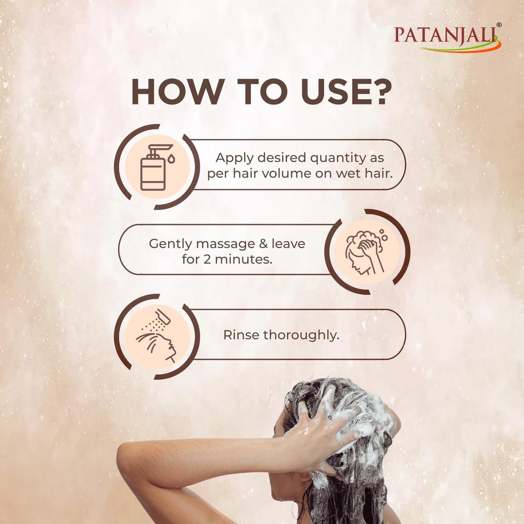 Patanjali Kesh Kanti Natural Shampoo - 450 ml (Pack of 2)