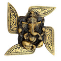 Chhariya Crafts Metal Ganesh Idol Ganesha Murti Ganpati Statue Lucky Feng Shui Wall Decor