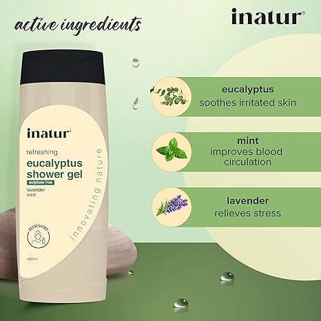 Inatur Eucalyptus Shower Gel - 400 ml