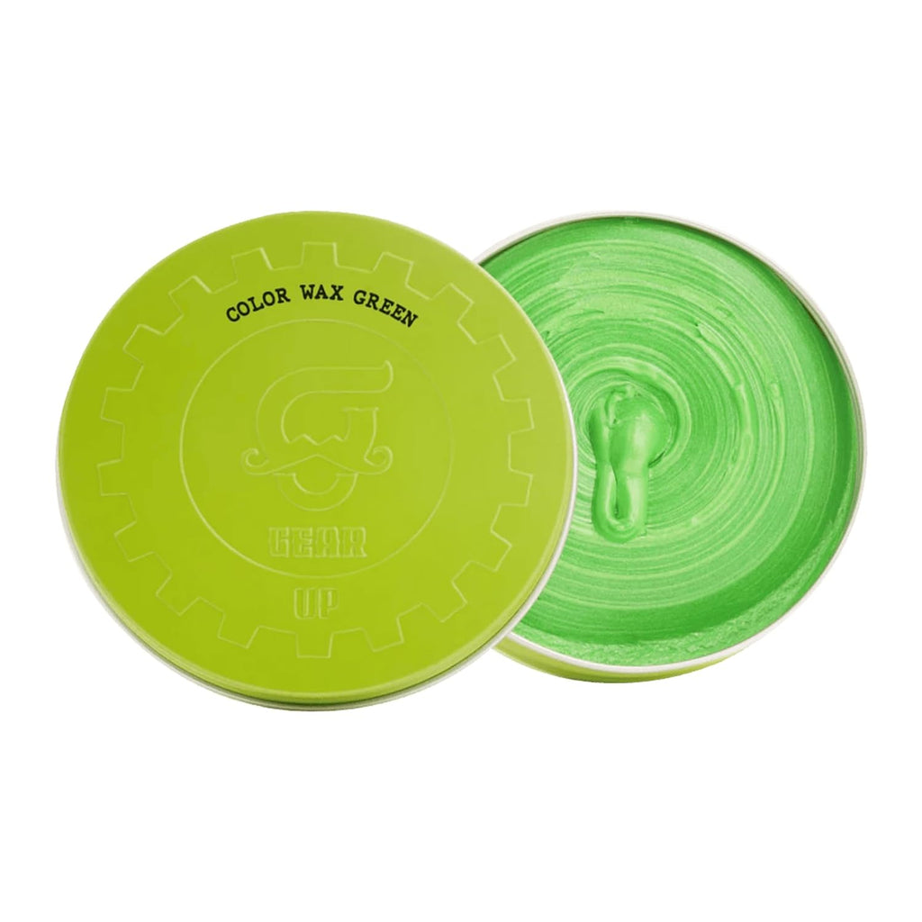 Beauty Garage Gear Up Hair & Beard Green Color Wax Vivid Green Tint | Nourishing Hold, Zero Commitment, 100g