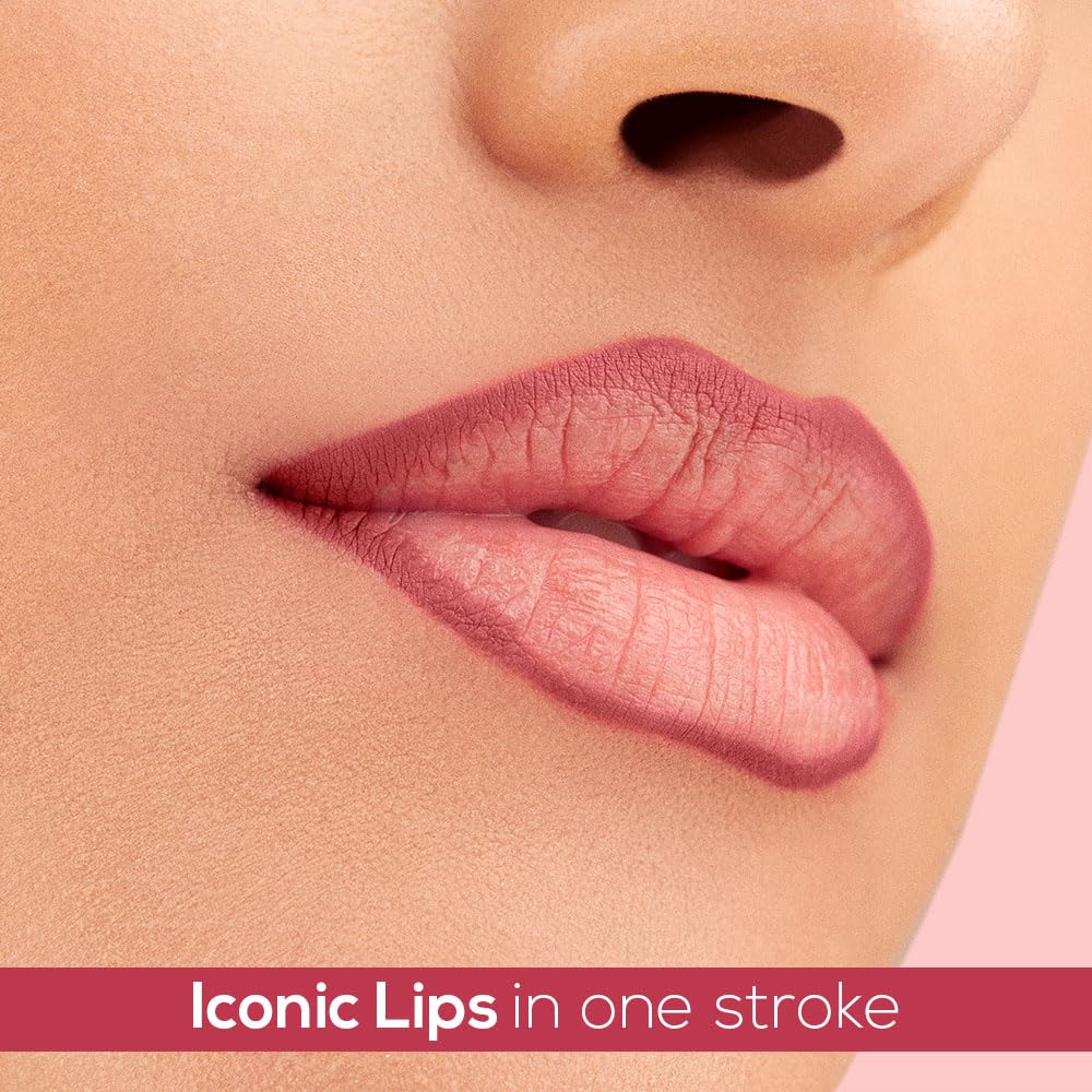 RENEE Define Pencil Lip Liner - Blush Pink, Long Lasting & Smudge Proof, Full Coverage, Intensely Pigmented, Easy Glide Formula, Vitamin E & Castor Oil Infused, 1.2Gm