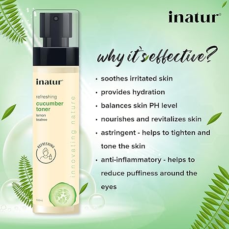 Inatur Refreshing Cucumber Toner - 100 ml
