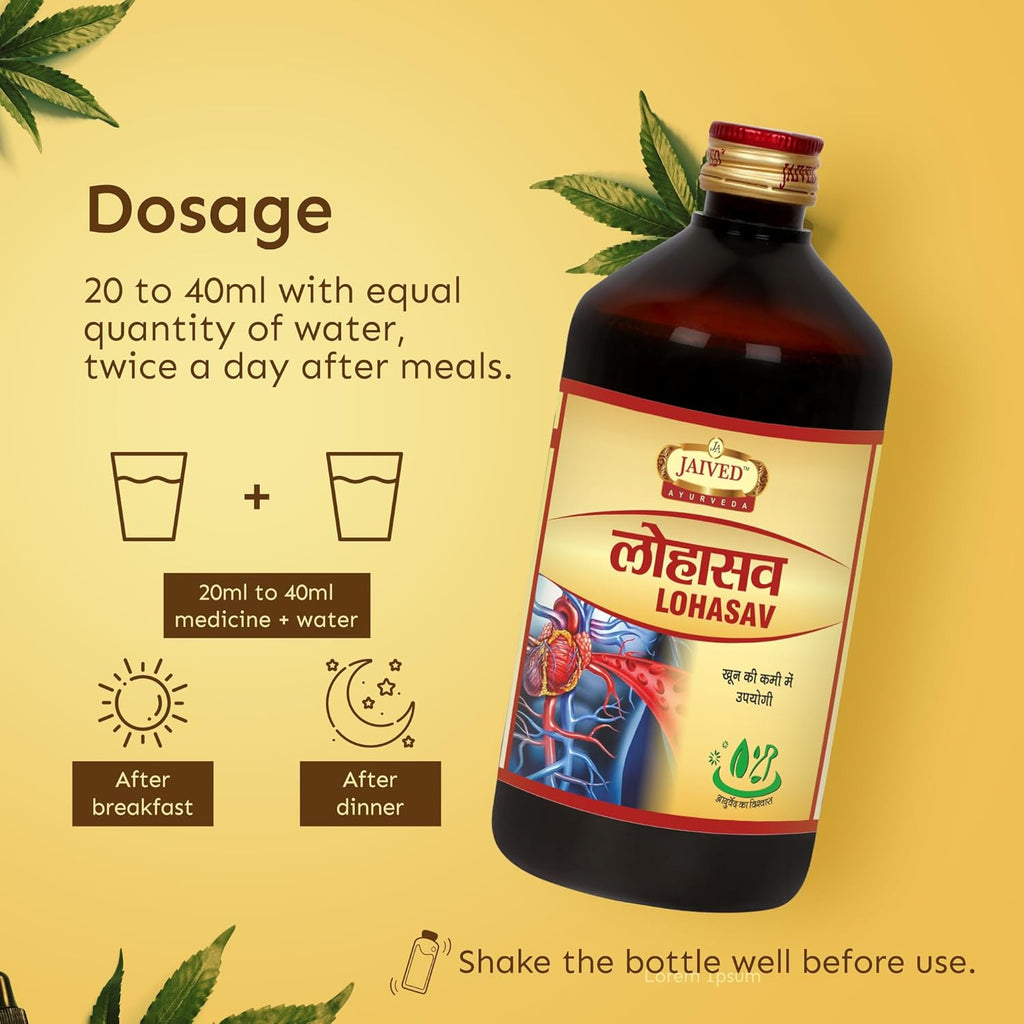 Jaived Ayurveda Lohasav - 650 ml (Pack of 2)