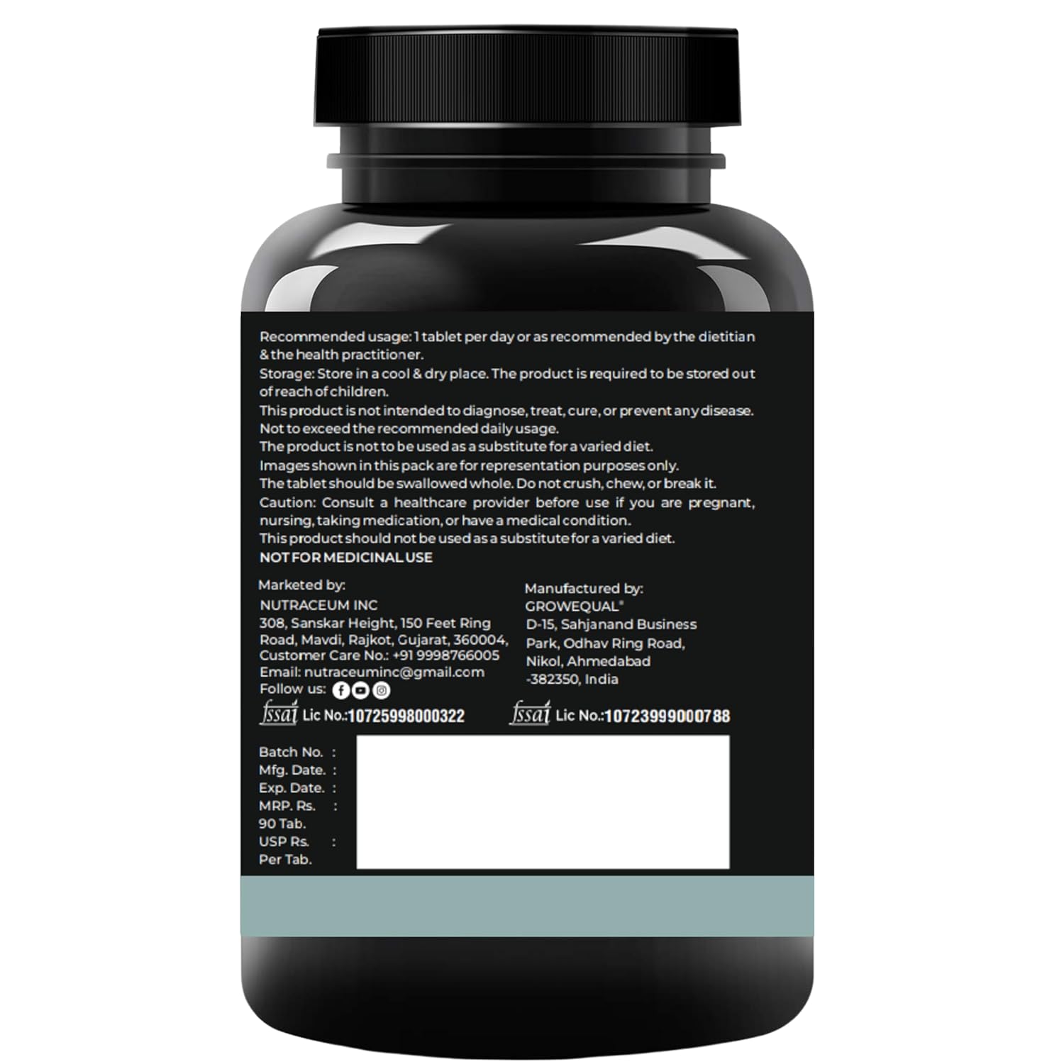 Nutrasium Nitric Oxide Supplement For Man | 2250 mg L-Arginine, 750 mg L-Citrulline with Chromium Picolinate For Supports Nitric Oxide Level, Improve Muscle Pump & Blood Flow, Boost Endurance, Stamina & Performance | 90 veg Tablets.