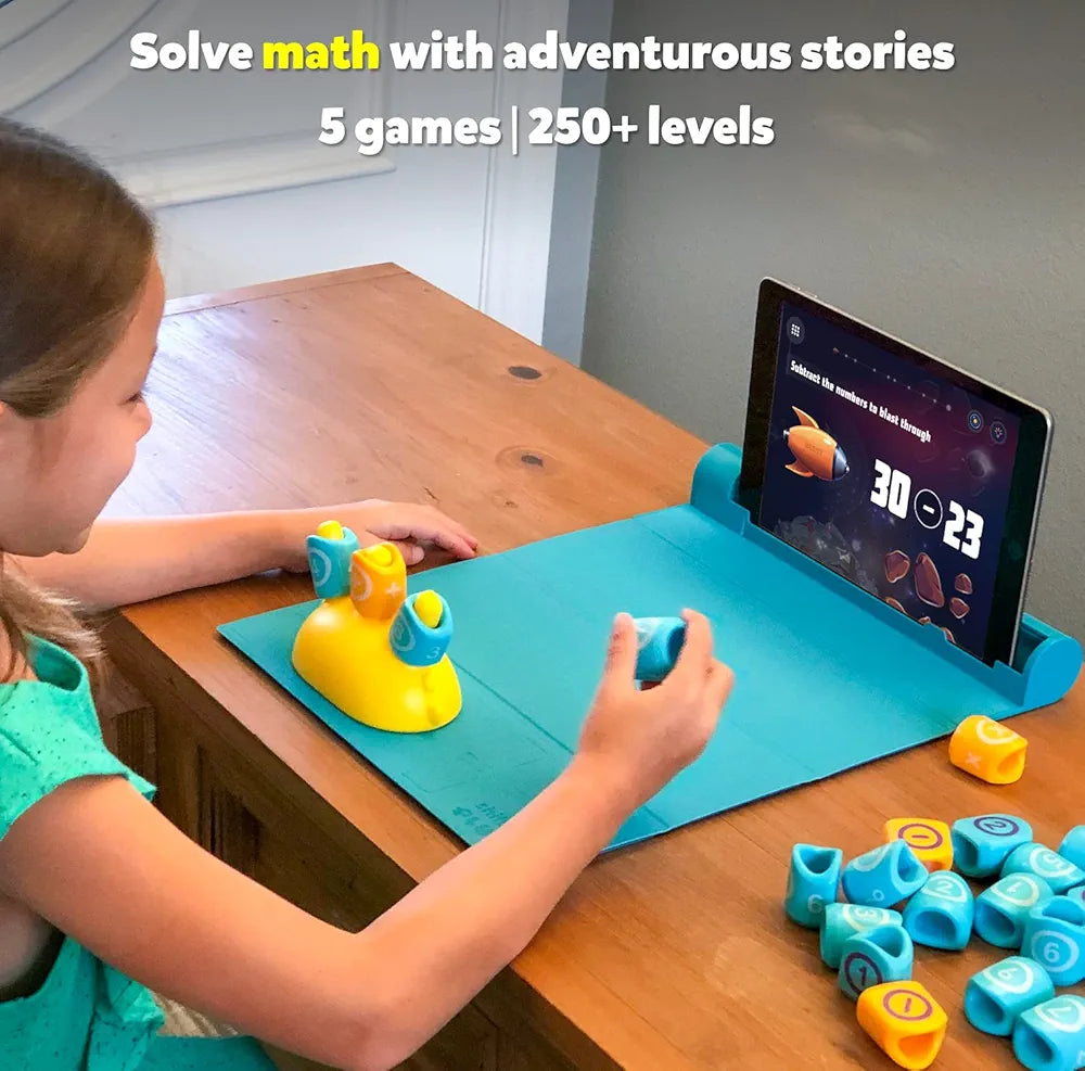 Playshifu Stem Wiz Pack AR-Powered Toy with Count and Link Kit for Kids Math Puzzles Challenges Fun Learning, Interactive Game