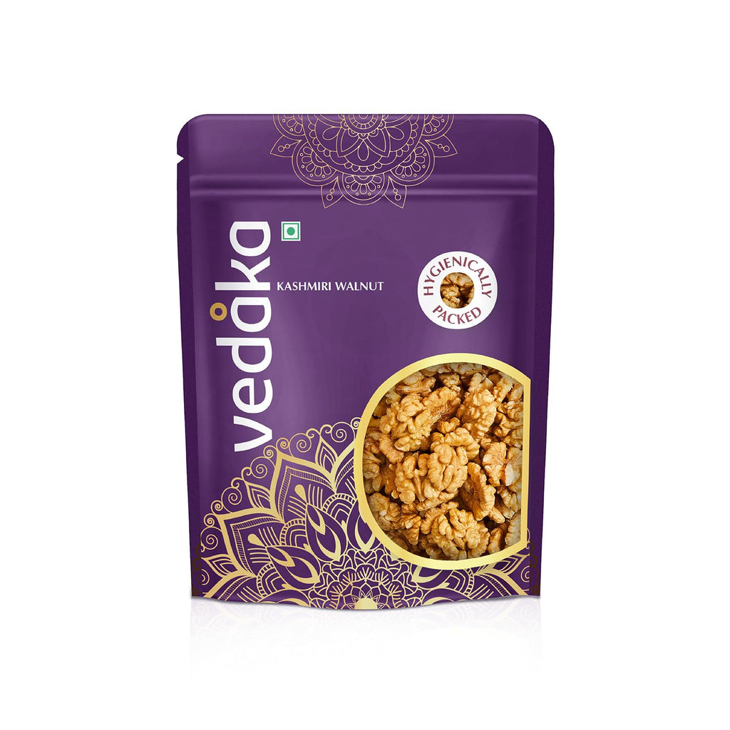 Vedaka Kashmiri Walnuts | 500 g | Walnut Without Shell | Naturally Rich in Omega-3 Fatty Acids and Antioxidants | Crunchy and Crisp | No artificial & No added preservatives