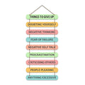 Artvibes Decorative Positive Quotes Printed Mdf Wooden Wall Hanging