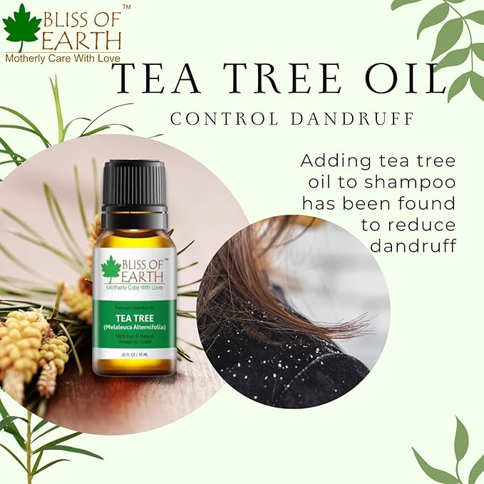 Bliss of Earth Pure Australian Tea Tree Essential Oil - 10 ml
