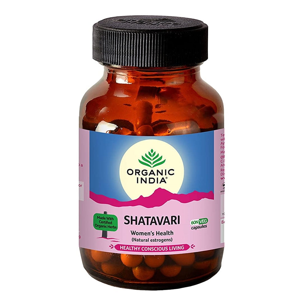 Organic India Shatavari Capsules – Ayurvedic Herbal Supplement