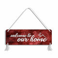 Blue Finch Welcome Home Wall Hanging Decor Sign For Home Door Decor Or Wall Hanging Decor