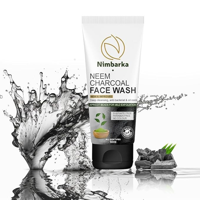 Nimbarka Neem Charcoal Face Wash - 50 ml