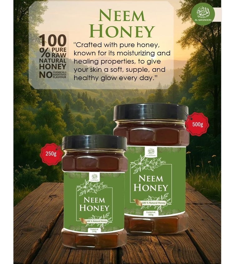 Al Masnoon Neem Honey Natural & Raw – 250 gms