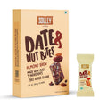 SOULLY Almond Brew Date & Nut Mini Energy Bars 200g (10 Bars x 20g) | Whole Dates, Roasted Almonds, Real Coffee & Pure Cow Ghee | Just 93 Calories Per Bar | No Added Sugar | No Preservatives | For Coffee Lovers