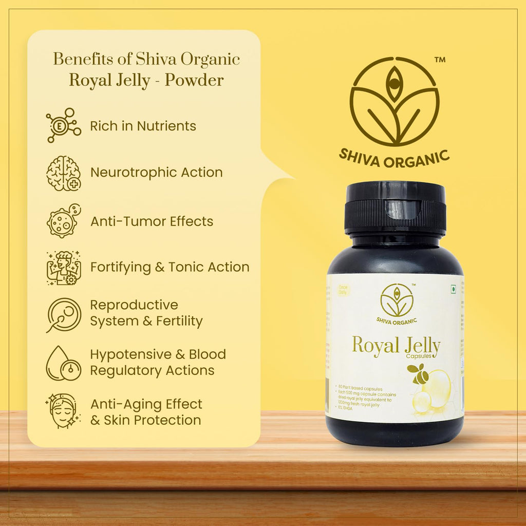 Shiva Organic Royal Jelly Capsules