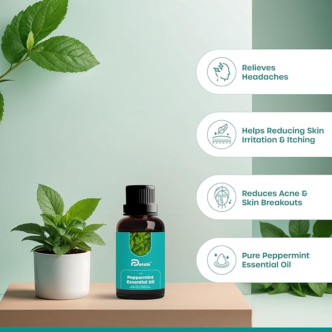 DPetals Peppermint Essential Oil - 15 ml