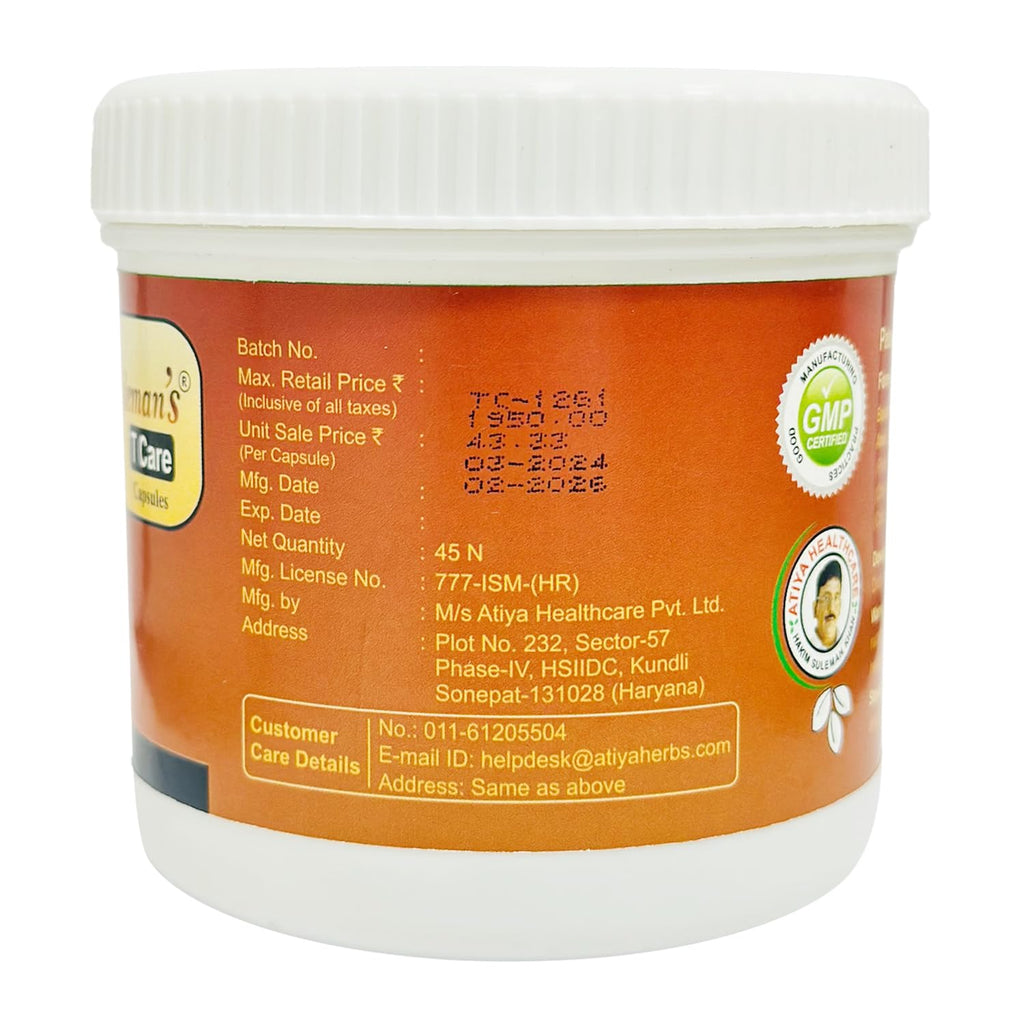 Hakim Suleman's T Care, T Care Capsule
