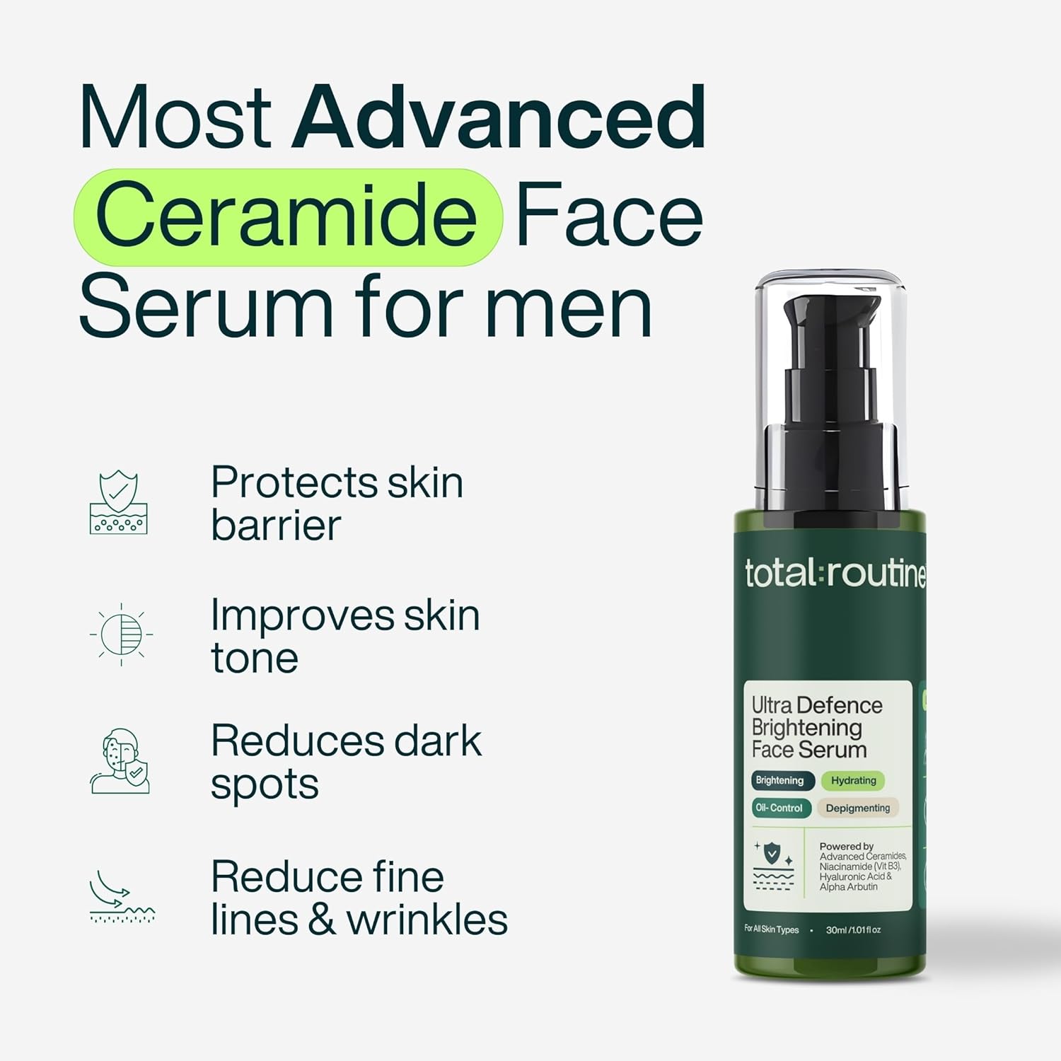 5% Niacinamide Face Serum 30ml For Pigmentation & Dark Spots All Skin Types | Alpha Arbutin | For Women & Men | Improve Skin Texture | Hydrates and Moisturize