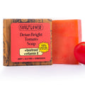 Soulflower Tomato Soap, Tan Removal from Every Ghar, Cleansing, Moisturizer, Magic Wash for Face, Body with Watermelon, Beetroot, Vitamin E | 100% Natural, Handmade for All Skin Types, 100g