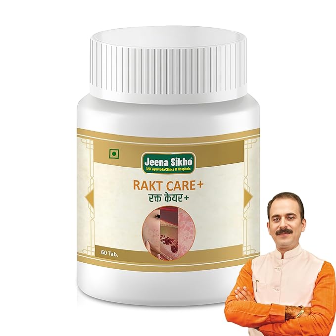 Jeena Sikho Rakt Care+ | Blood Purifying Tablets - 60 Tabs