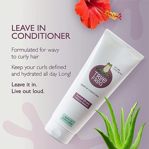 True Frog Leave-In Conditioner For Curly Wavy Dry And Frizzy Hair - 200 gms