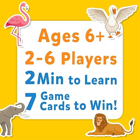 Skillmatics Card Game Guess in 10 Animal Kingdom Perfect for Boys Girls Kids and Families Who Love Board Games