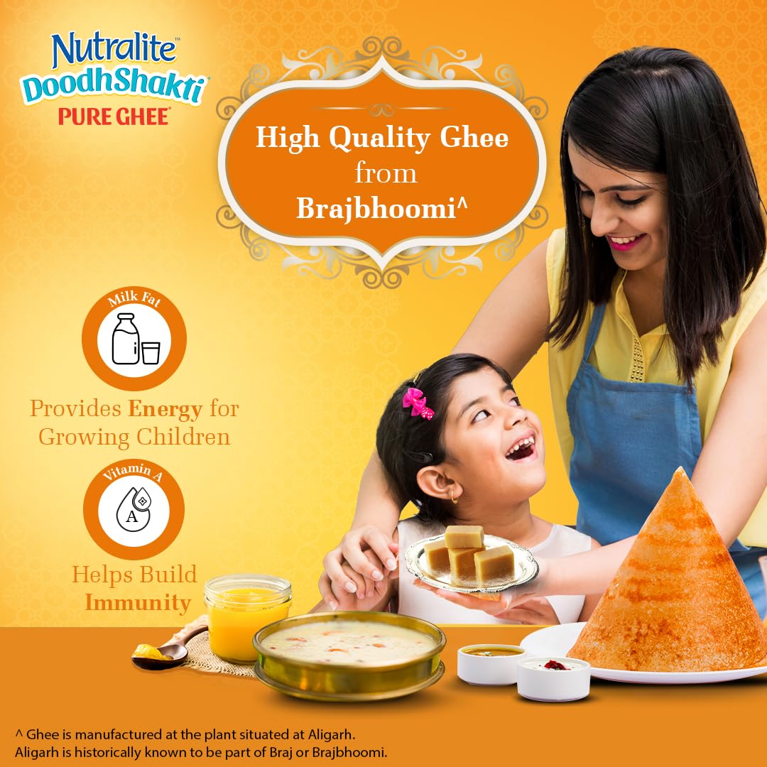 Nutralite Doodhshakti Pure Ghee | from Braj Bhoomi | 1 Litre