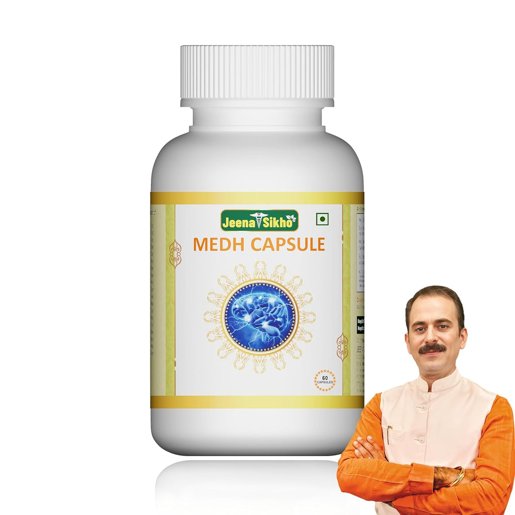 Jeena Sikho Medh/ Mind Wellness Capsules - 60 Caps