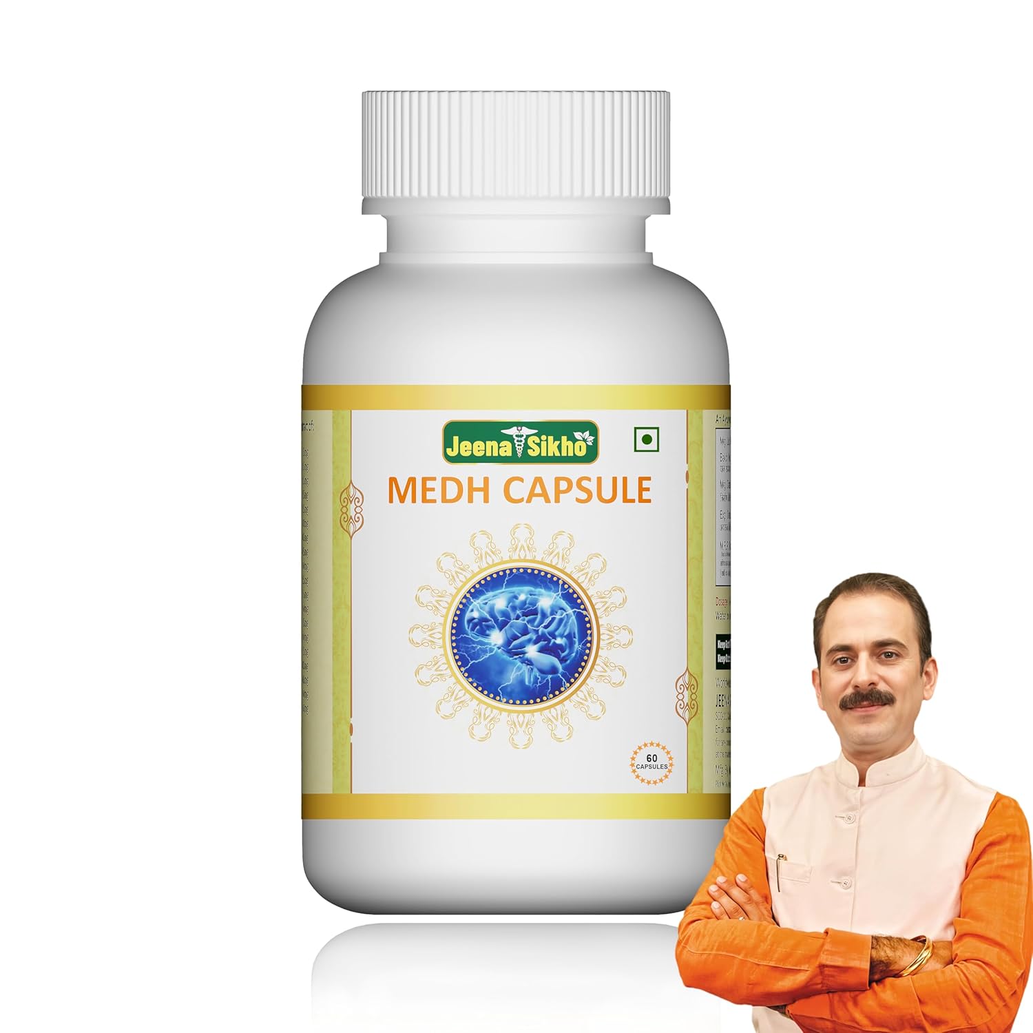 Jeena Sikho Medh/ Mind Wellness Capsules - 60 Caps