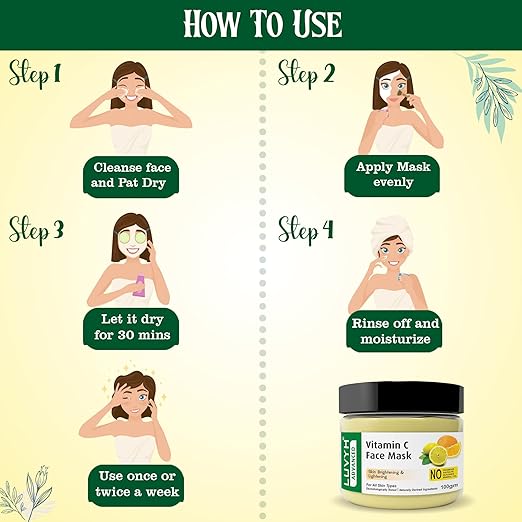 Luvyh Vitamin C Face Mask Vitamin C Glow - 100 gms