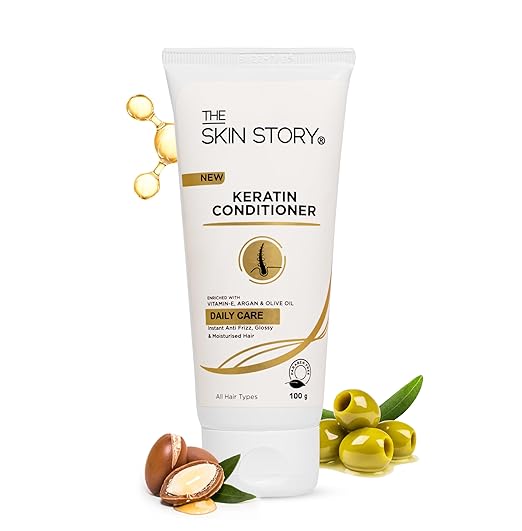 The Skin Story Keratin Conditioner For Smooth Dry Frizzy Hair  - 100 gms