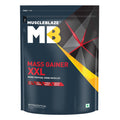MuscleBlaze Mass Gainer XXL (Chocolate, 1kg / 2.2lbs, 10 Servings) | With Complex Carbs, High Protein & Digestive Enzymes