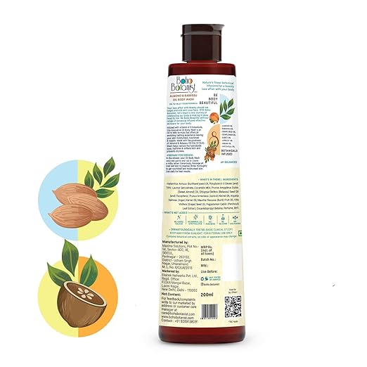 Boho Botanist Almond & Babassu Oil Body Wash - 200 ml