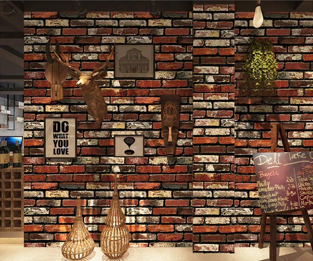 Jaamso Royals New Brick Peel and Stick Self Adhesive Wallpaper 1