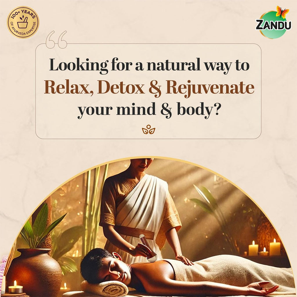 Zandu Ayurvedic Dual Sided Kansa Wand Massager | 100% Bronze & Teakwood handleâ€“ Portable Face, Neck, Body & Foot Massager | Promotes Relaxation & Improves Blood Circulation | Face Yoga Wellness Tool