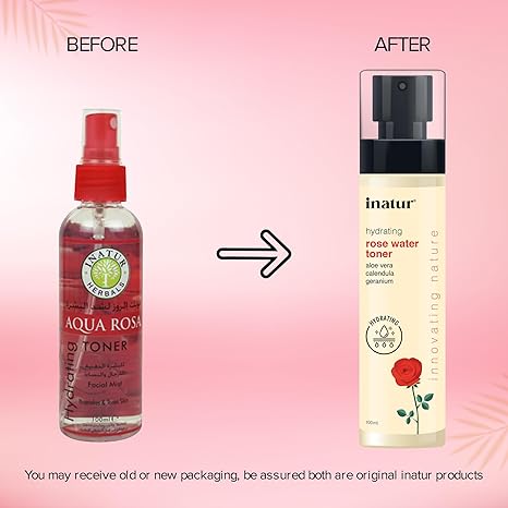 Inatur Hydrates Rose Water Toner - 100 ml
