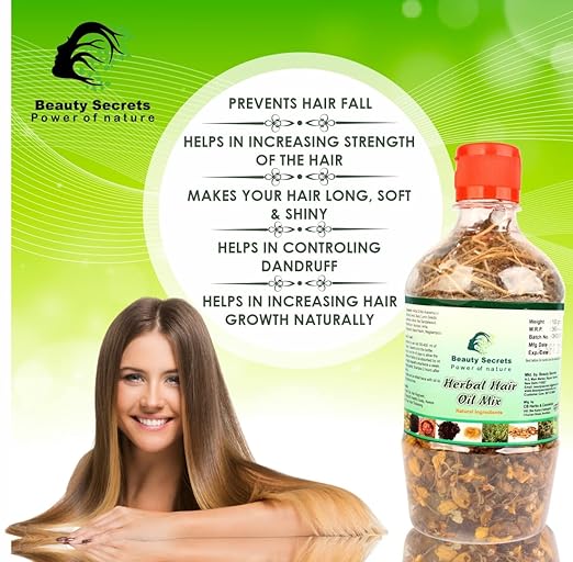 Beauty Secrets Make Your Own Herbal Hair Oil - 100 ml