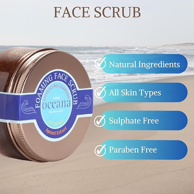 Nyassa Oceana Foaming Face Scrub - 215 Gms